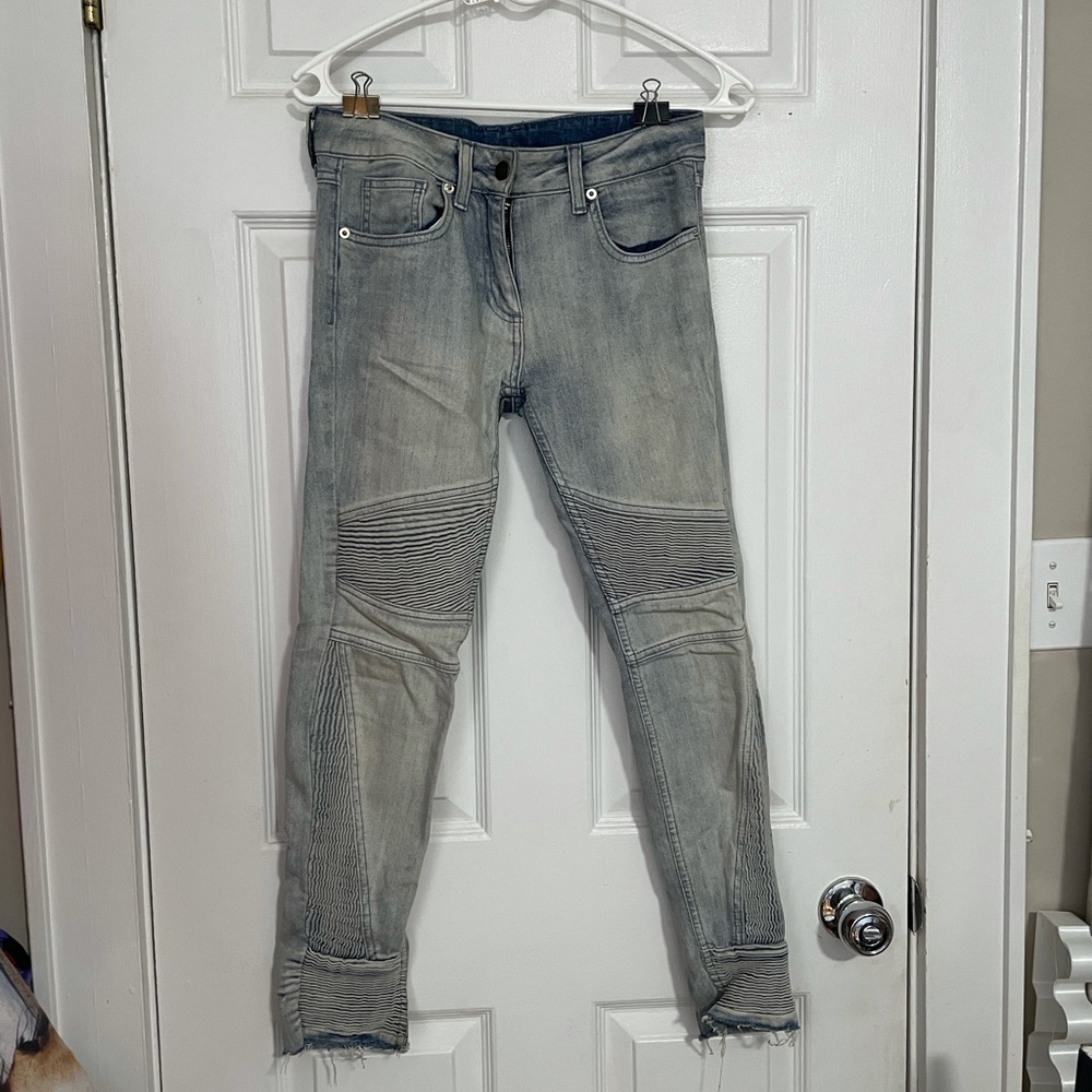 Sandro Skinny Low Waist Jeans light blue denim size s/2/32